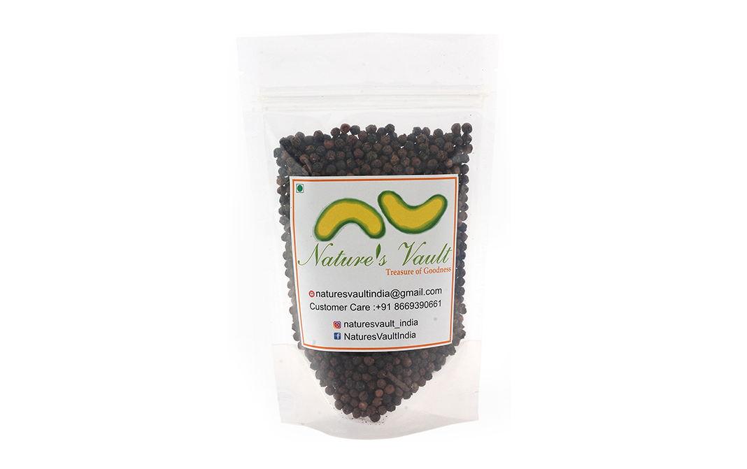 Nature's Vault Black Pepper    Pack  100 grams